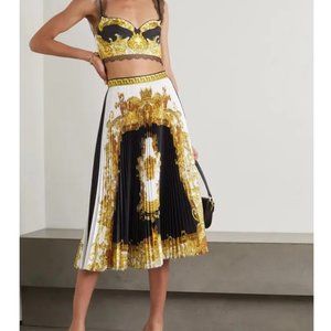Versace Pleated Skirt